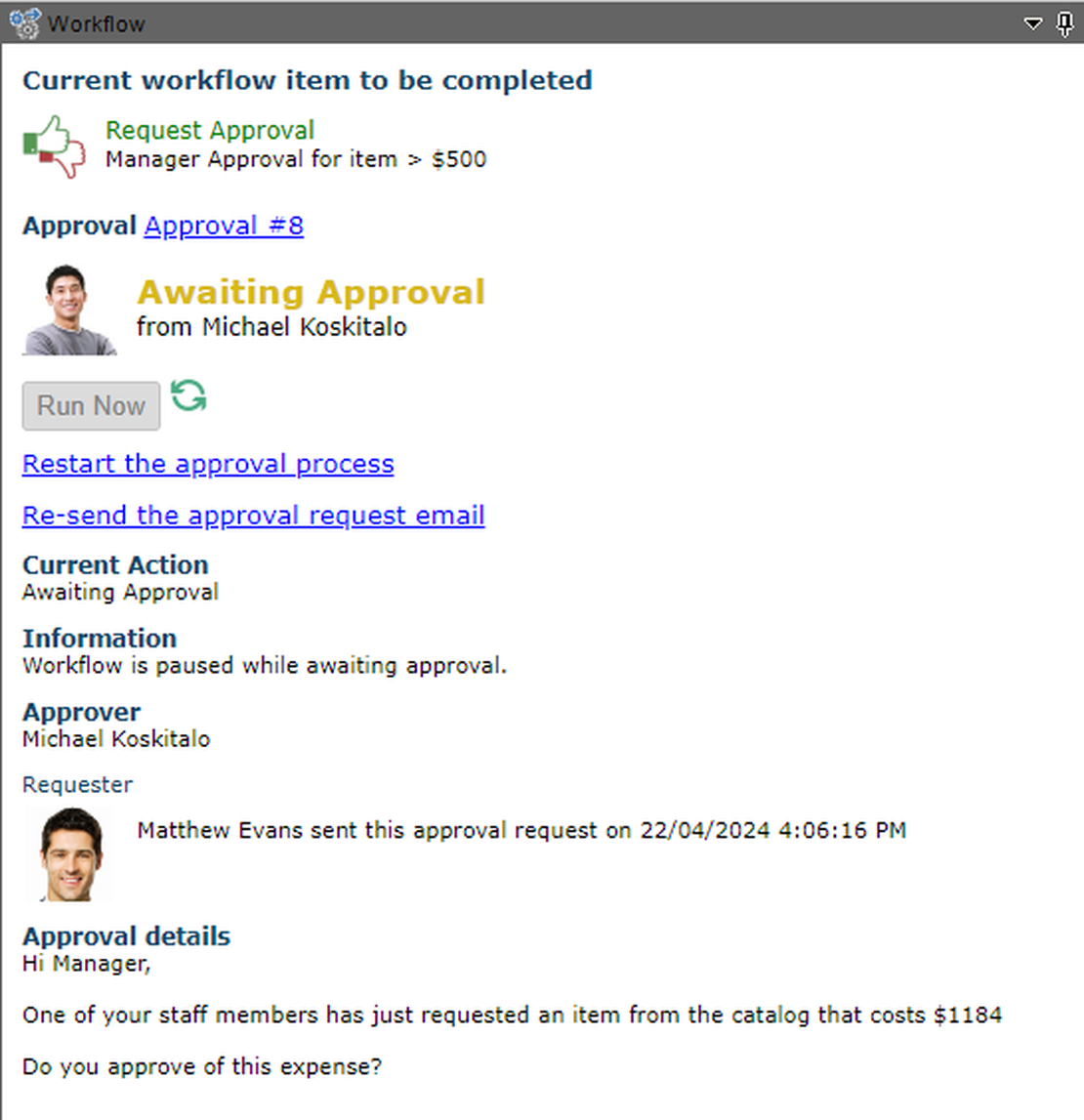 Simple, or multi-stage approvals