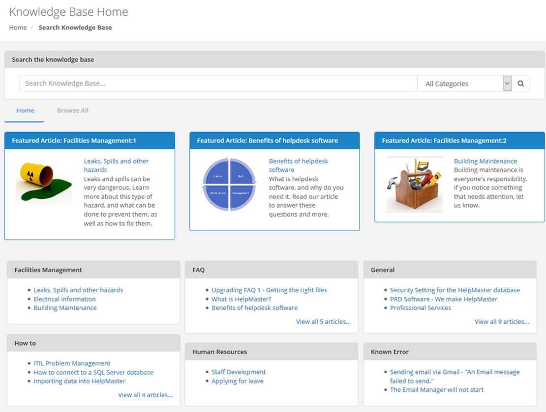 Knowledge Base Articles
