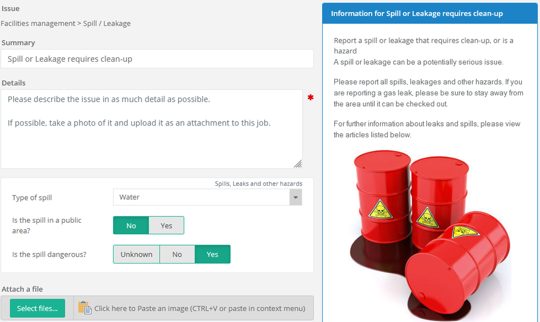 Build a FM request catalog